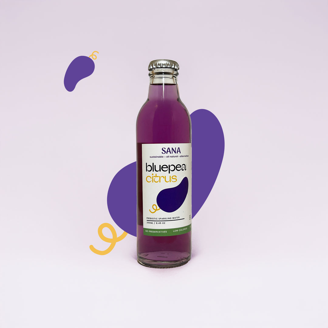 Butterfly Bluepea Prebiotic Sparkling Water